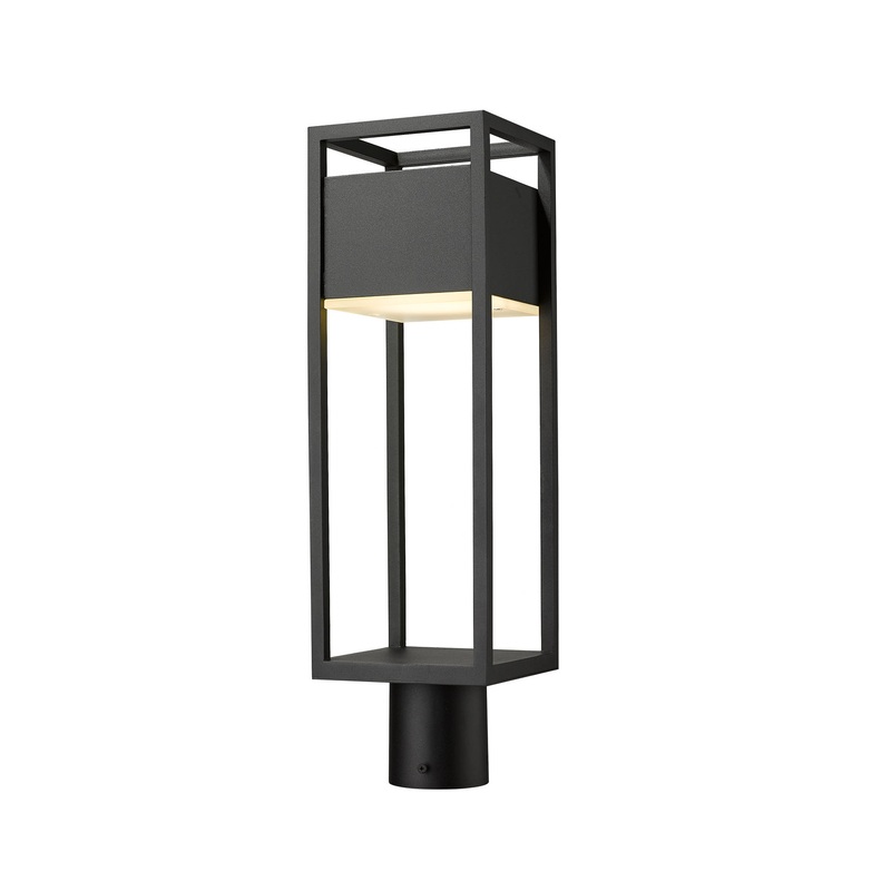 Barwick LED Outdoor Post Mount in Black